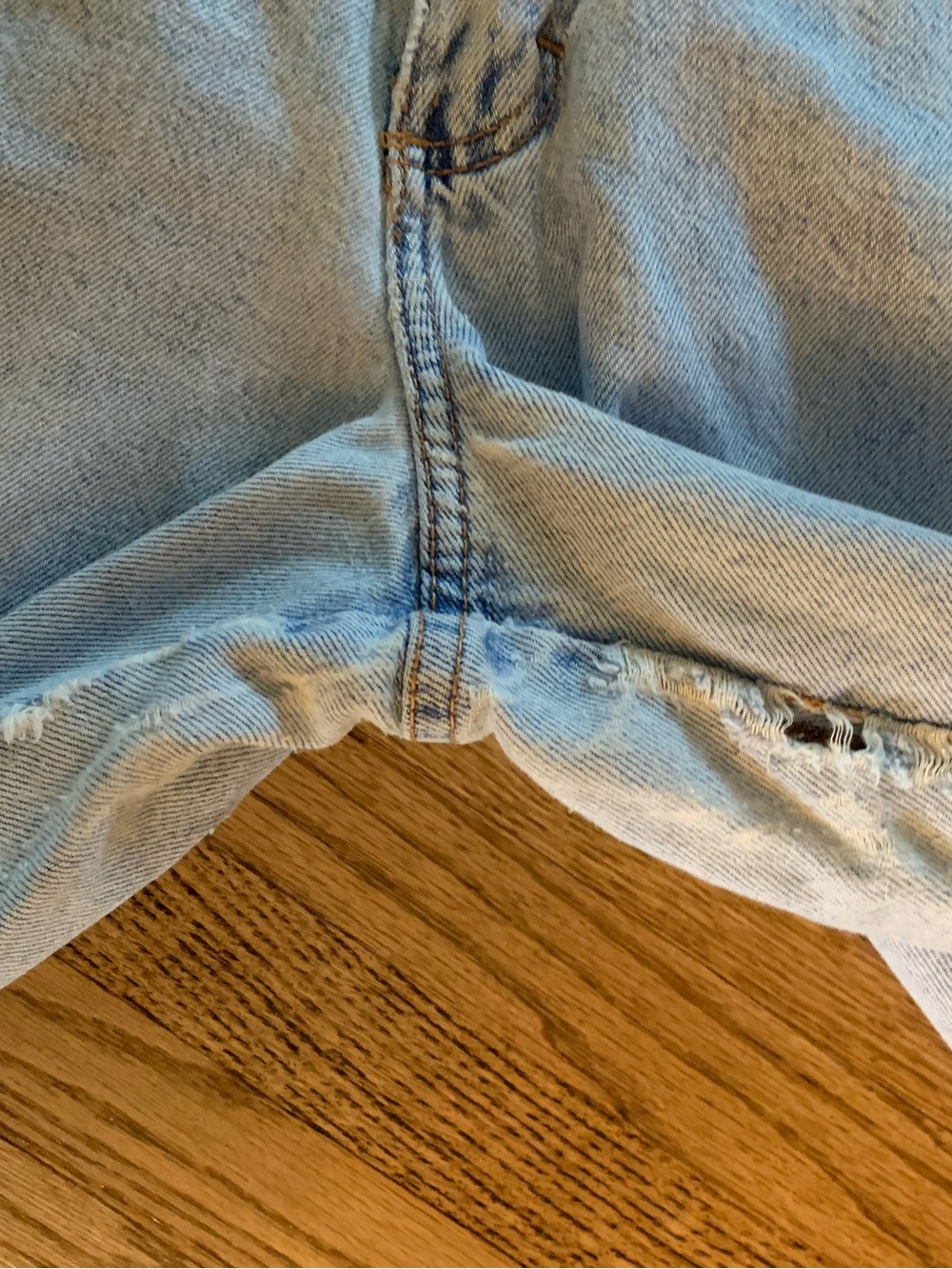 Vtg 90s Zena High Waisted Thrashed Mom Jeans Made in USA Sz 10 Fits 27 28 - Picture 4 of 16